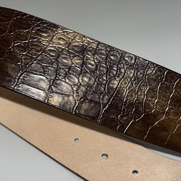 Chico’s leather bling women’s belt size medium - Picture 3 of 11